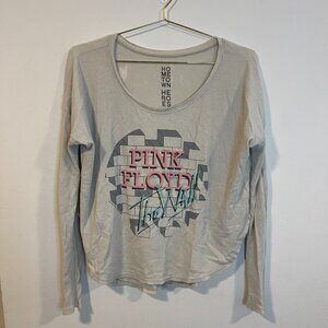 Hometown Heros Pink Floyd The Wall longsleeve waffle knit saddle hem